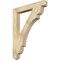 Ekena Millwork Olympic Craftsman Rough Sawn Bracket, Douglas Fir, 4"W x 32"D x 40"H BKT04X32X40OLY04RDF - alternate 1